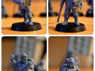 Universal Guard - Command Squad Builder 3D print model