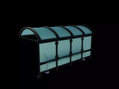 Bus Stop 03  3D model