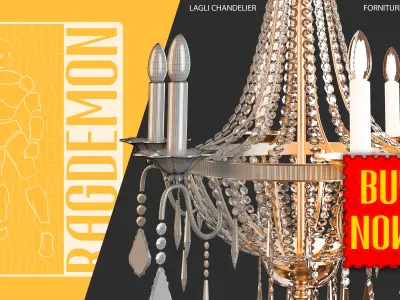 LANGLI CHANDELIER 3D model