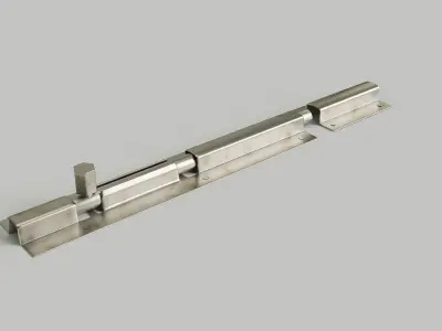 Flush Tower Bolt 3D model