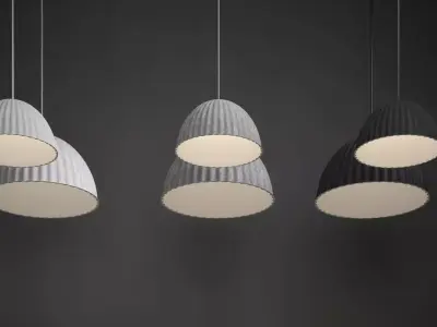 Muuto Under The Bell Pendant Lamp 55-82cm 3D model