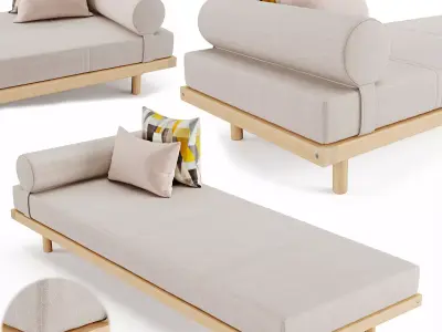 Sofa Markerad 3D model