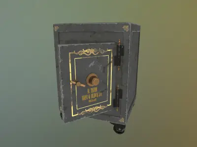 Western Safe Game Ready Low-poly 3D model