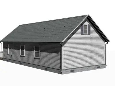 House Low-poly 3D model 27