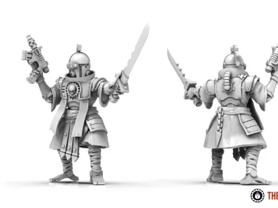 Dark Techno - Legionaxii troops builder 3D print model