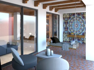 Modern Full House Interior 3D model