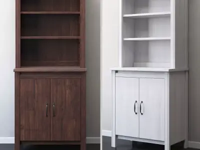 BRUSALI High cabinet with doors 3D model