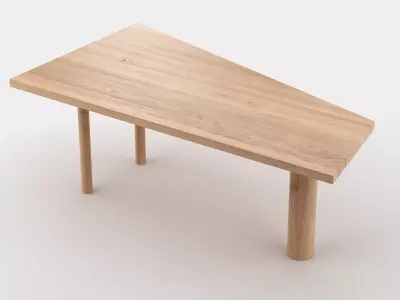 Trapez table Free 3D model