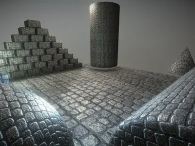 Cobblestone 2 Texture Set - 10 Texture