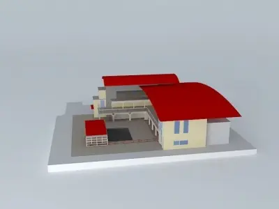 Piral Exterior Free 3D model