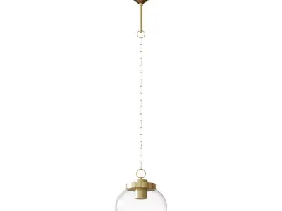 OTERSKEN Pendant lamp clear glass bow 3D model