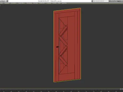 Interior Doors 3d model Low-poly 3D model