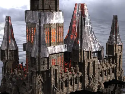 Forest Cult Towers  3D model