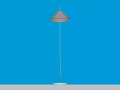 Avenir Dark Bronze Metal Arc Floor Lamp Low-poly 3D model