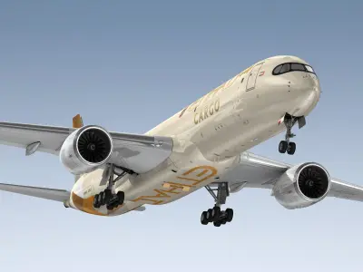  Airbus A350F Etihad Cargo 