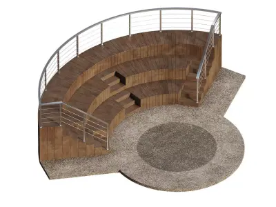 Summer Theater 3D model