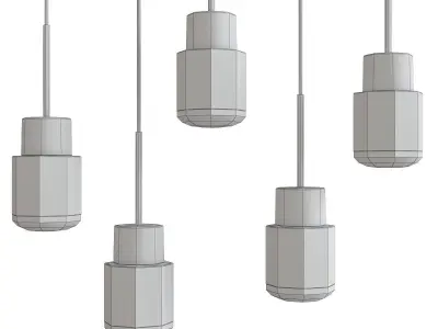 Serina chandeleir 3d model Low-poly 3D model