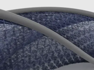 Parametric Donut Pavilion 3D model