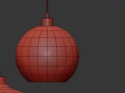 Kyoto Pendant Light 3D model