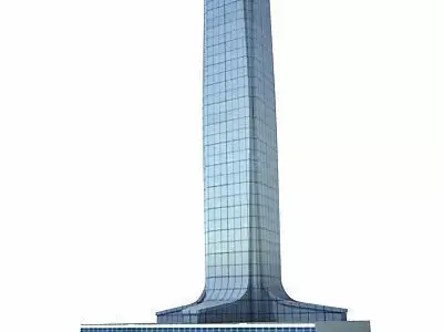 Tall Office Building 109 Low-poly 3D model