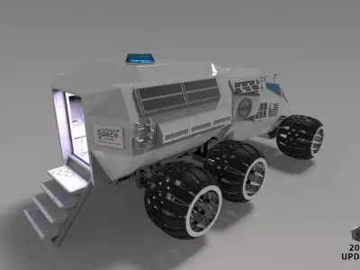 NASA Mars Rover Concept 3D model