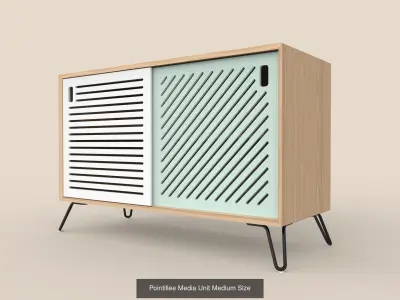 Pointillee Media Unit Collection 3D Model Pack