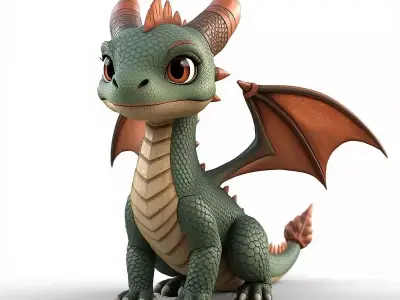 Friendly Fantasy And Alien Companions Creature 3D Collection 3D Model Pack