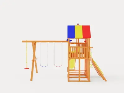 King Kong Clubhouse Pkg II Low-poly 3D model