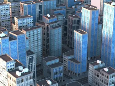 City Scape 9 3D model