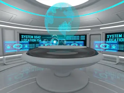 Sci Fi Room 3D model