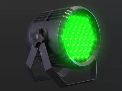 LED PAR Low-poly 3D model