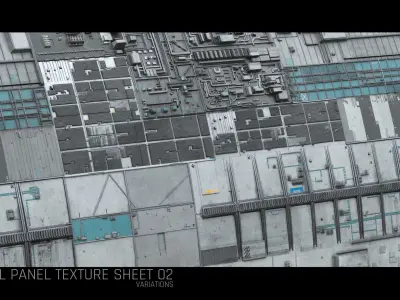 Scifi Wall Panel Texture Set G Texture Texture