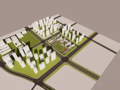 University School-B8 3D model