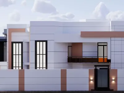 vila building  3D model