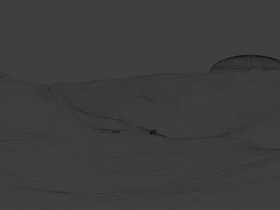 10 Background kitbash landscapes for your main scene Low-poly 3D model