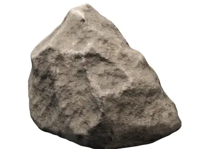 Low Poly Rocks Set 07 3D model