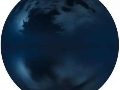 4k HDR Night Sky 3D model