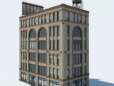 NYC Building Low-poly 3D model buy