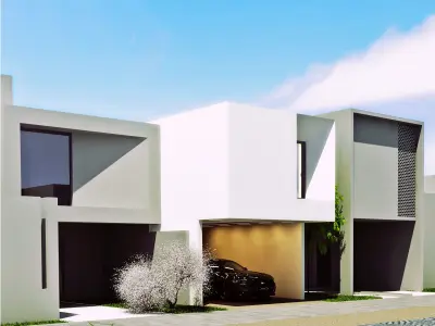 House exterior 3D model 10