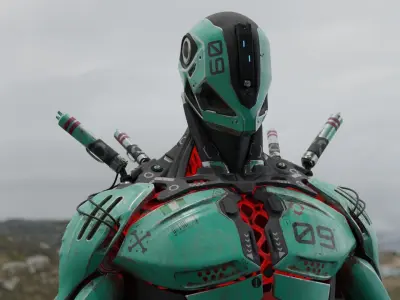SCIFI ROBOT  3D model
