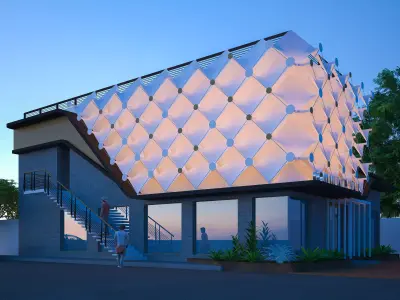 community hall 3D model