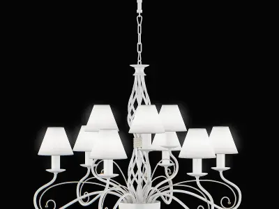 78209x Esedra Lightstar Chandelier 3D model