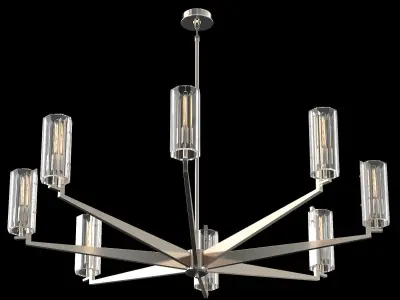 Round Chandelier Vendome d153 cm 3D model