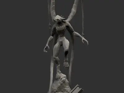 Love Death and Robots Khanivore Statue 3D print model