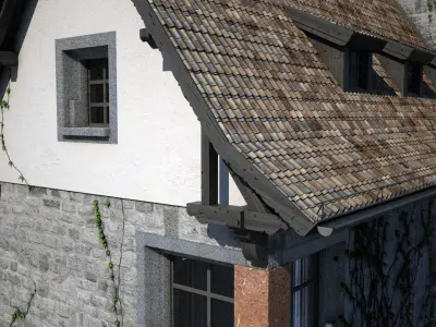 Old Medieval Building 3D model