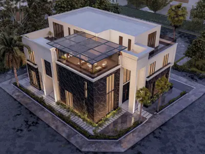 NEOCLASSIC VILLA IN KSA WITH THE BEST RENDER SETTINGS 3D model