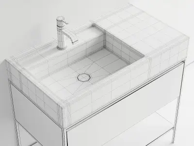 Nic Design Elen 90 Vanity unit 3D model