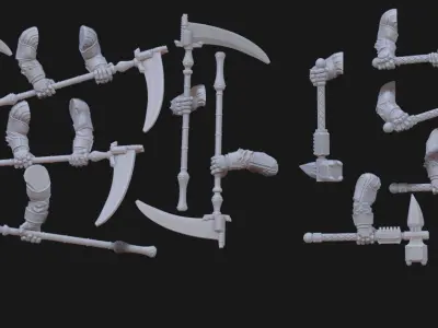 Tempest Legion - MK3 Heavy Infantry Weapons Pack 1 3D print model