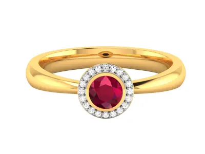 Women Ring  Render 3dm STL OBJ FBX Details 3D print model 218
