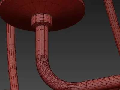 Uttermost Sabina 3 Light Pendant 3D model